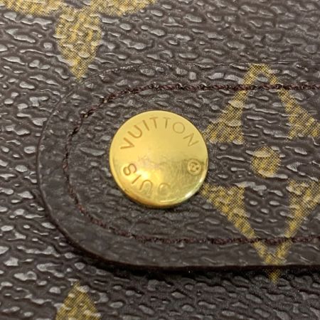  LOUIS VUITTON ルイヴィトン モノグラム アジェンダPM R20005 手帳カバー ユニセックス ゴールド金具