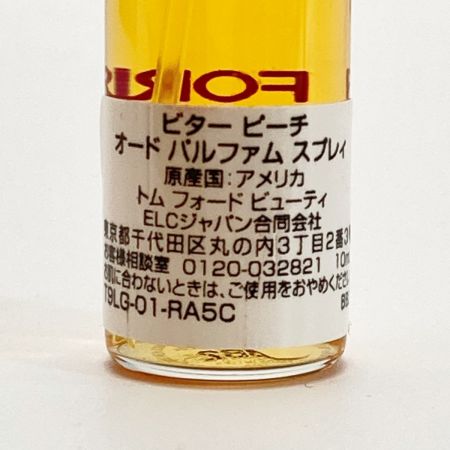  TOM FORD トムフォード ビター ピーチ オード パルファム スプレィ 10ml 香水 箱有 BITTER PEACH
