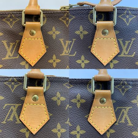  LOUIS VUITTON ルイヴィトン モノグラム スピーディ25 M41528 ブラウン ミニボストンバッグ パドロック有