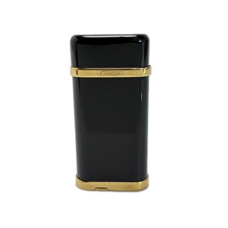  Cartier カルティエ ガスライター ヴィンテージ ブラックラッカー ローラー