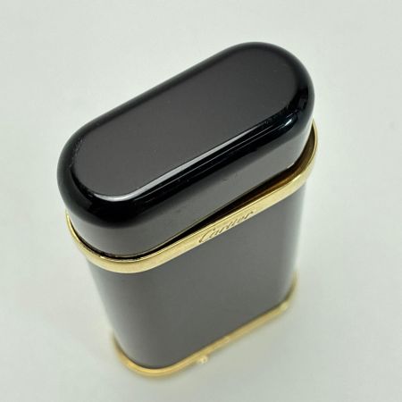  Cartier カルティエ ガスライター ヴィンテージ ブラックラッカー ローラー
