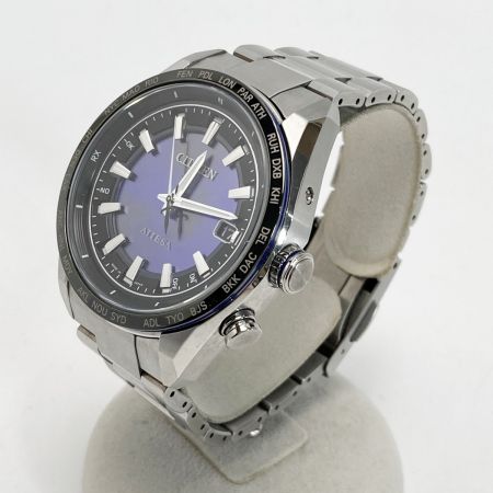  CITIZEN シチズン アテッサ ACT Line UNITE with BLUE CB0288-65L ブルー 電波ソーラー メンズ 腕時計 箱有