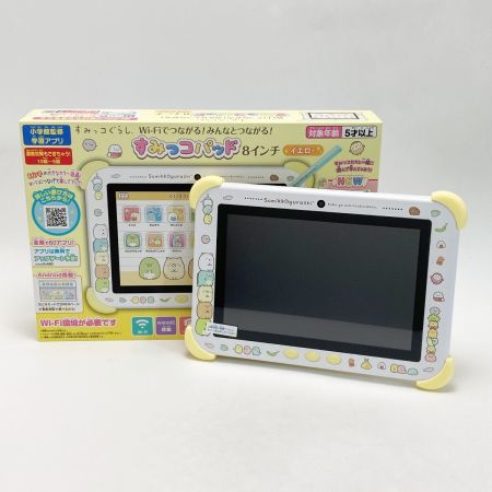  PINOCCHIO ピノキオ すみっコぐらし すみっコパッド 8インチ Bluetooth イエロー