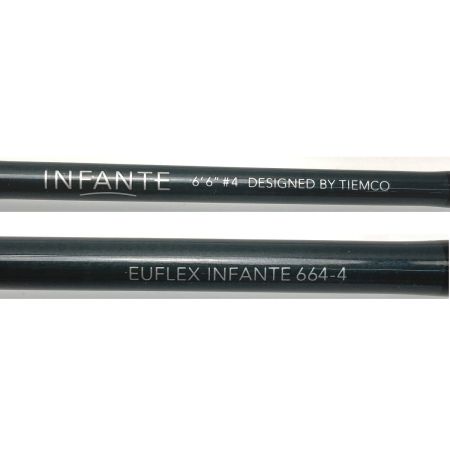  TIEMCO ティムコ ユーフレックス インファンテ 6'6" #4 664-4 フライロッド 竿袋付き
