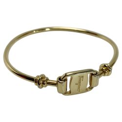 ☆☆ Salvatore Ferragamo サルヴァトーレフェラガモ ヴァラ ゴールド バングル  Bランク