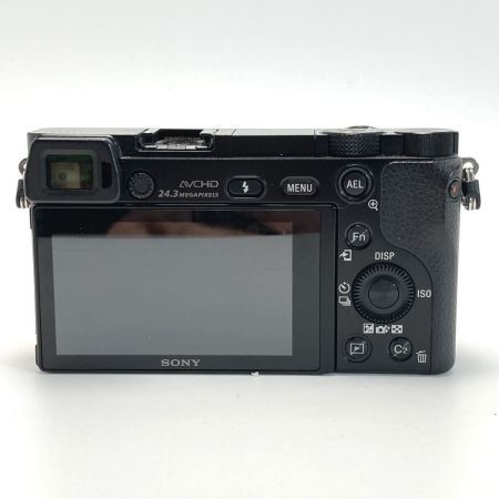  SONY ソニー ミラーレス一眼カメラ α6000 パワーズームレンズキット ILCE-6000L ブラック