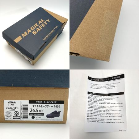  MARUGO マジカルセーフティー ＃600 安全靴 26.5cm EEE 未使用 ブラック