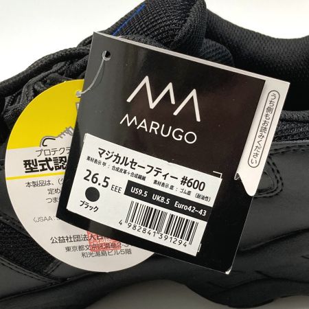  MARUGO マジカルセーフティー ＃600 安全靴 26.5cm EEE 未使用 ブラック