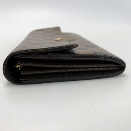  LOUIS VUITTON ルイヴィトン ダミエ ポルトフォイユ・サラ N61734 エベヌ 財布