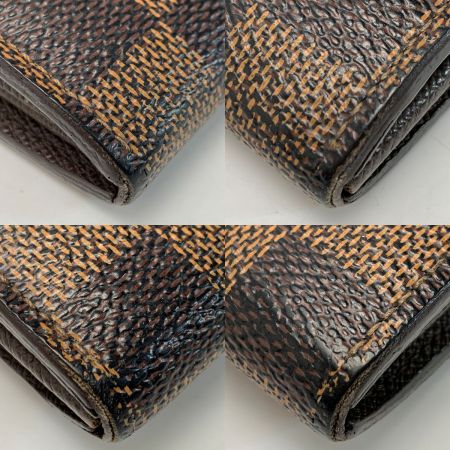  LOUIS VUITTON ルイヴィトン ダミエ ポルトフォイユ・サラ N61734 エベヌ 財布