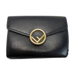 FENDI フェンディ レオパード ヒョウ 柄 ラウンドファスナー 長財布