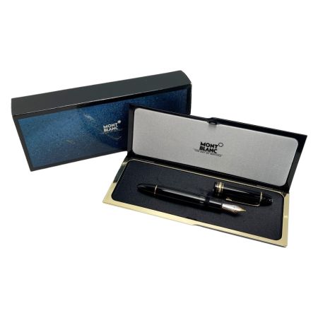  MONTBLANC モンブラン マイスターシュテュック 万年筆 18K ブラック×ゴールド No.149 F 箱有