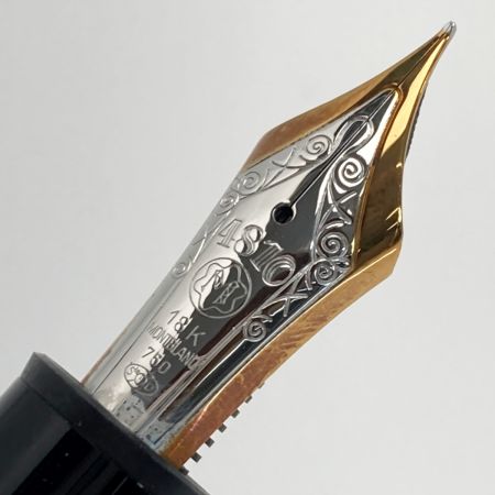  MONTBLANC モンブラン マイスターシュテュック 万年筆 18K ブラック×ゴールド No.149 F 箱有