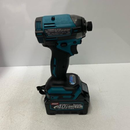  MAKITA マキタ インパクトドライバ TD002GRDX ブルー 未使用品 付属品完備
