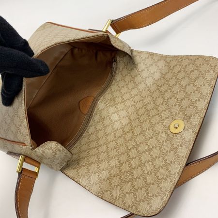  CELINE セリーヌ ベージュ×ブラウン ショルダーバッグ 