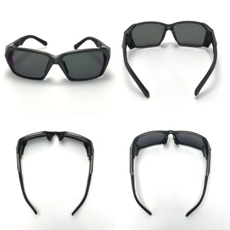  ZEQUE 偏光サングラス F-2044 ブラック 2022年モデル 箱・ケース付き