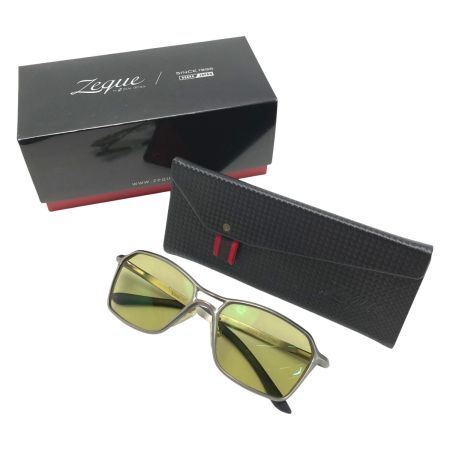  ZEQUE ゼクー 偏光サングラス VEGA ヴェガ F-1827 イーズグリーン 箱・ケース付き