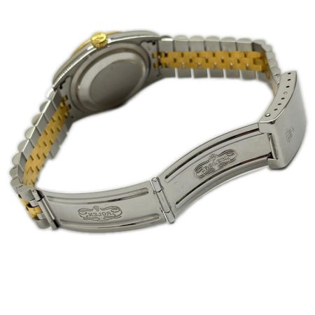  ROLEX ロレックス デイトジャスト メンズ 腕時計 ゴールド文字盤 OH時期不明 16233