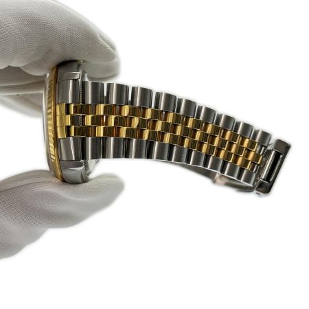  ROLEX ロレックス デイトジャスト メンズ 腕時計 ゴールド文字盤 OH時期不明 16233