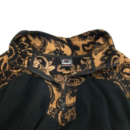  KARAKU ジャケット ハーフジップ ブラック SIZE XL メンズ