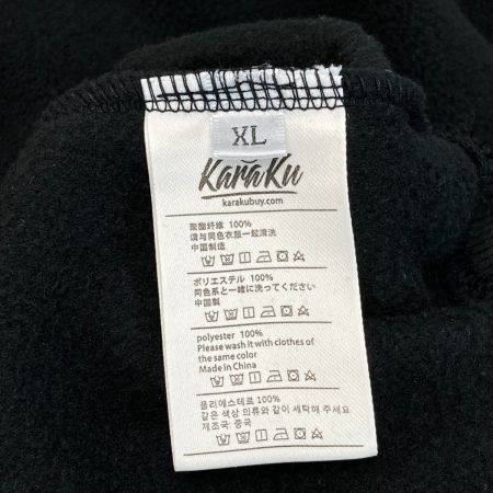  KARAKU ジャケット ハーフジップ ブラック SIZE XL メンズ