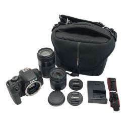 ☆☆ CANON キャノン Wズームキット デジタル一眼レフ ケース付き EOS Bランク