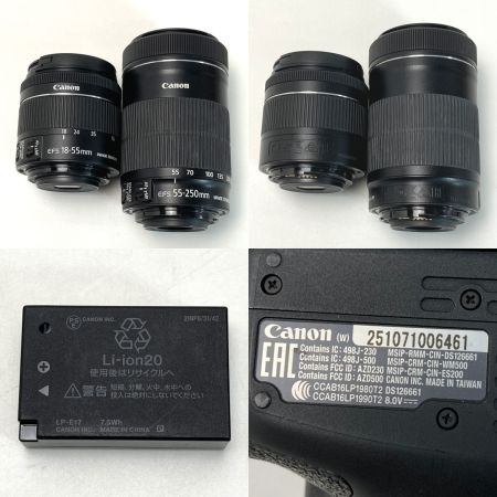  CANON キャノン Wズームキット デジタル一眼レフ ケース付き EOS