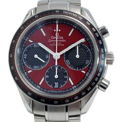 ☆☆ OMEGA オメガ スピードマスター レーシング 326.30.40.50.11.001 レッド コーアクシャル メンズ 腕時計 箱・取説有 Bランク