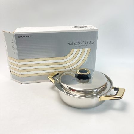 Tupperware タッパーウェア レインボークッカー 21cm 浅鍋 両手鍋 Rainbow Cooker
