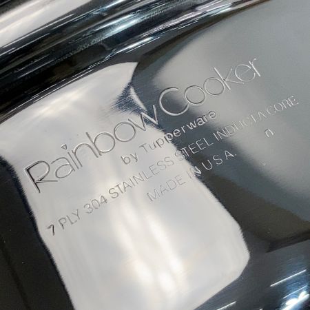  Tupperware タッパーウェア レインボークッカー 21cm 浅鍋 両手鍋 Rainbow Cooker