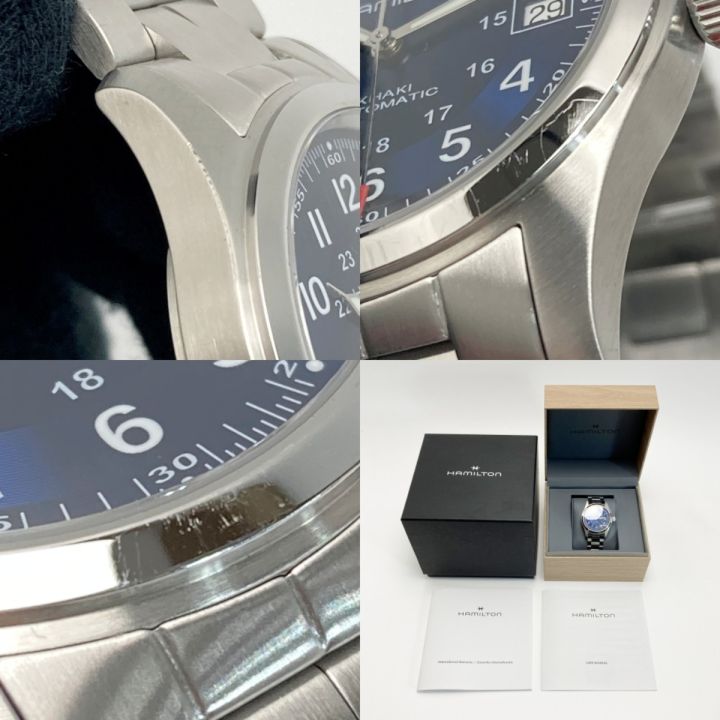 HAMILTON ハミルトン カーキ フィールド オート H70455140 ブルー 自動