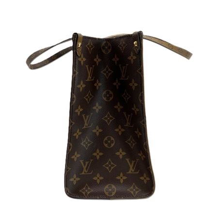  LOUIS VUITTON ルイヴィトン モノグラム・ジャイアントリバース オンザゴーMM M45321 ベージュ×ブラウン