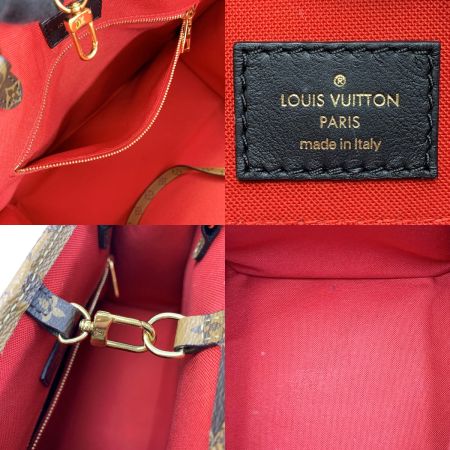  LOUIS VUITTON ルイヴィトン モノグラム・ジャイアントリバース オンザゴーMM M45321 ベージュ×ブラウン