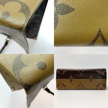  LOUIS VUITTON ルイヴィトン モノグラム・ジャイアントリバース オンザゴーMM M45321 ベージュ×ブラウン