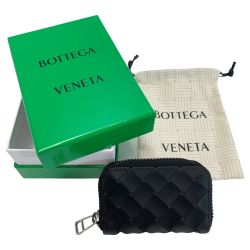 ☆☆ BOTTEGA VENETA ボッテガヴェネタ ブラック ラバー ブラック 財布 コインケース 箱・袋有 Cランク