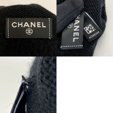  CHANEL シャネル ココマーク 手袋 ブラック ニット グローブ