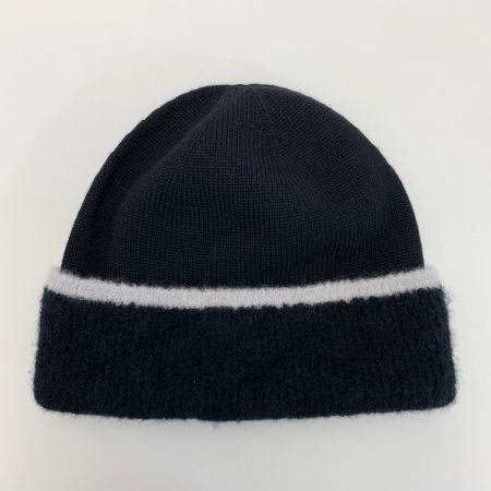  CHANEL シャネル ココマーク ウール×カシミヤ ブラック 帽子 ニット帽