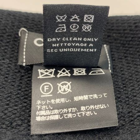  CHANEL シャネル ココマーク ウール×カシミヤ ブラック 帽子 ニット帽