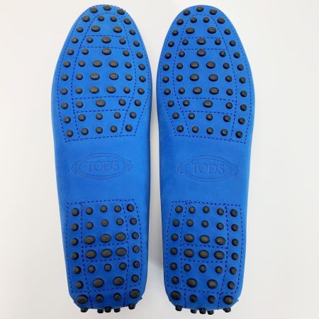  TODS トッズ スウェード  TODSロゴ ブルー モシカン レディース SIZE39（約24.5㎝程度）