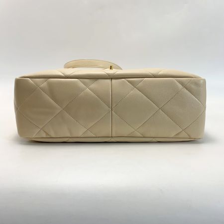  CHANEL シャネル マトラッセ シャイニーラムスキン チェーン AS5315 ベージュ トートバッグ
