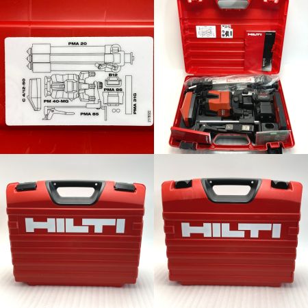  Hilti ヒルティ レーザー墨出し器 PM 40-MG レッド 三脚・受光器・ケース付き 工具