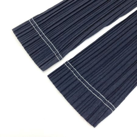  ISSEY MIYAKE イッセイミヤケ PLEATS PLEASE 長袖カットソー PP23JK621 ネイビー サイズ 3 レディース