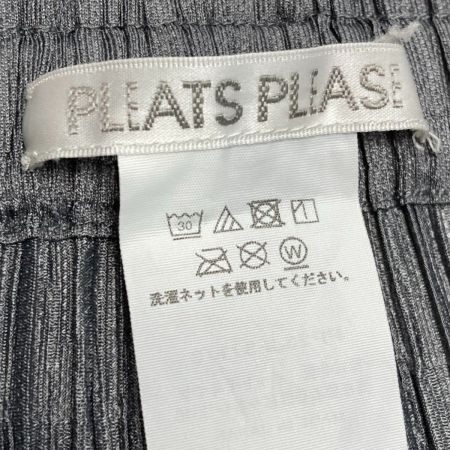  ISSEY MIYAKE イッセイミヤケ PLEATS PLEASE プリーツ パンツ PP23JF371 ブラック サイズ 3 レディース