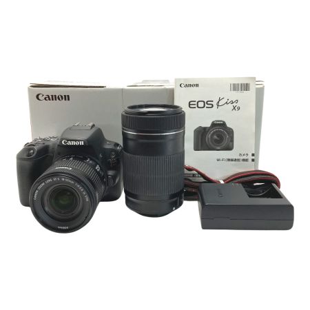  CANON キャノン EOS KISS X9 ダブルズームキット デジタル一眼レフ 箱付き