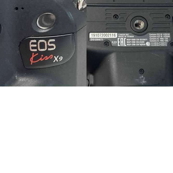 CANON キャノン EOS KISS X9 ダブルズームキット デジタル一眼レフ 箱