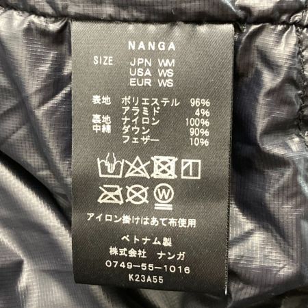  NANGA ナンガ ダウンジャケット K23A55 ブラック サイズ M レディース