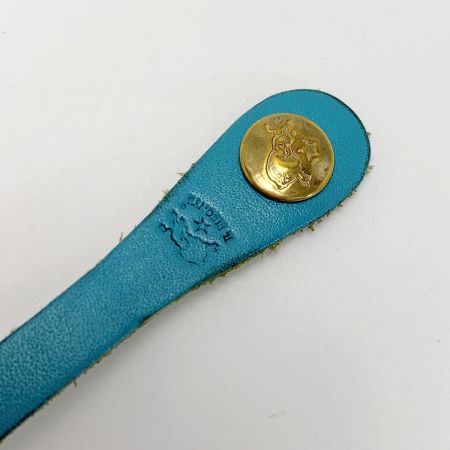  IL BISONTE イルビゾンテ レザー 本革 ターコイズブルー アクセサリー ブレスレット