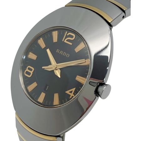  RADO ラドー オベーション デイト 152.0493.3 ブラック クォーツ メンズ 腕時計 OVATION