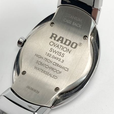  RADO ラドー オベーション デイト 152.0493.3 ブラック クォーツ メンズ 腕時計 OVATION