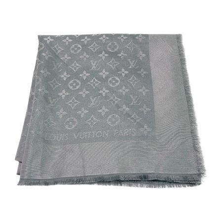  LOUIS VUITTON ルイヴィトン ショール・モノグラム シャイン SV ストール マフラー